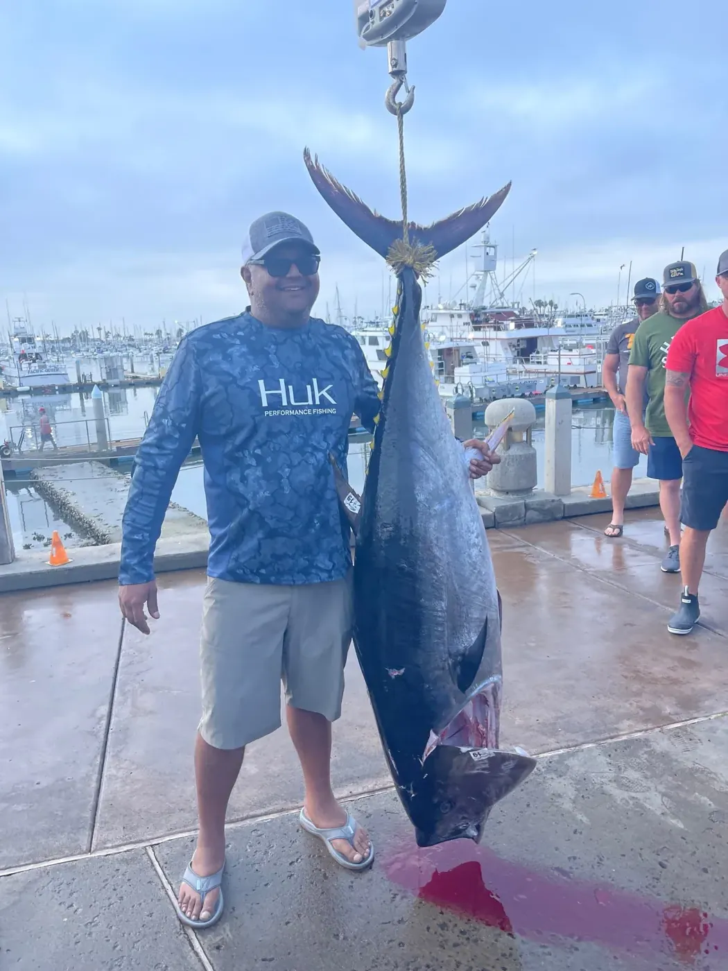 Tuna on deck